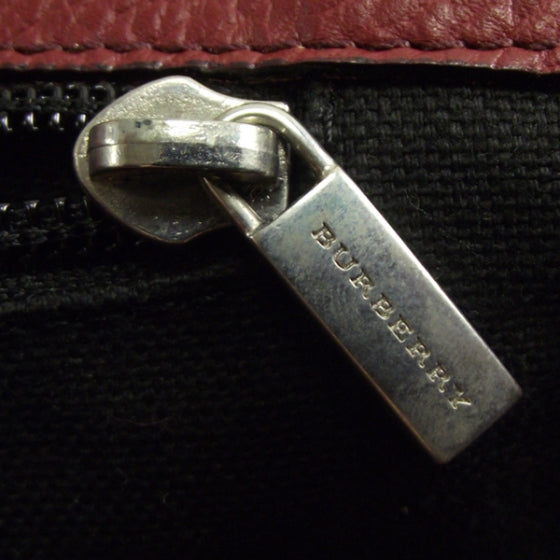 Burberry Leather Large Tote Red 9 of 10