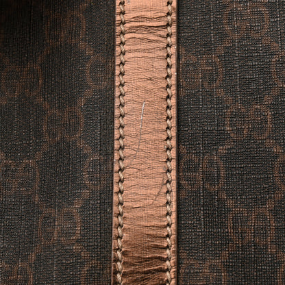 Gucci GG Supreme Monogram Medium Joy Boston Dark Brown Bronze 25 of 27