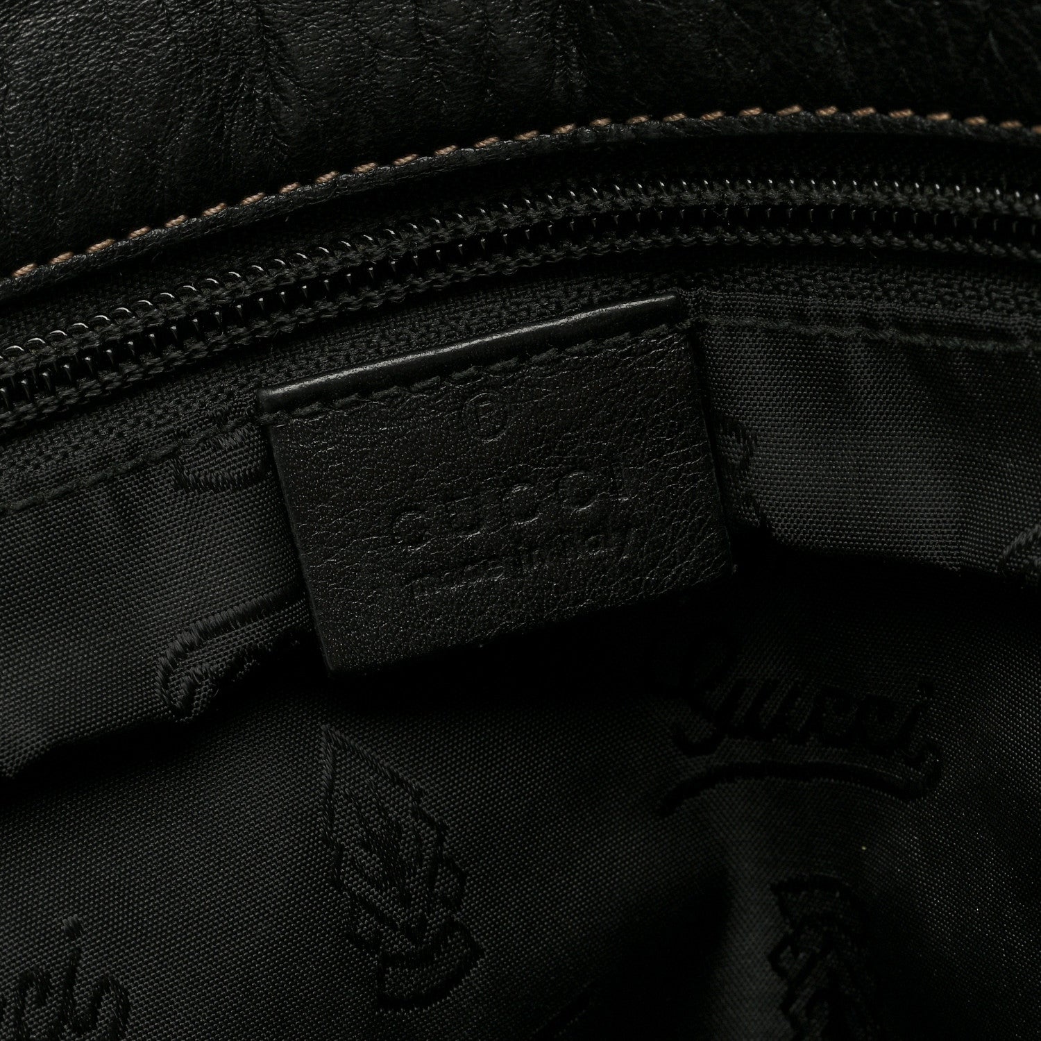 Gucci Calfskin Messenger Bag Black 6 of 8