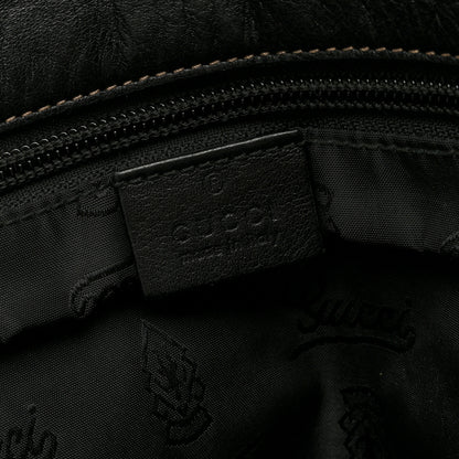 Gucci Calfskin Messenger Bag Black 6 of 8