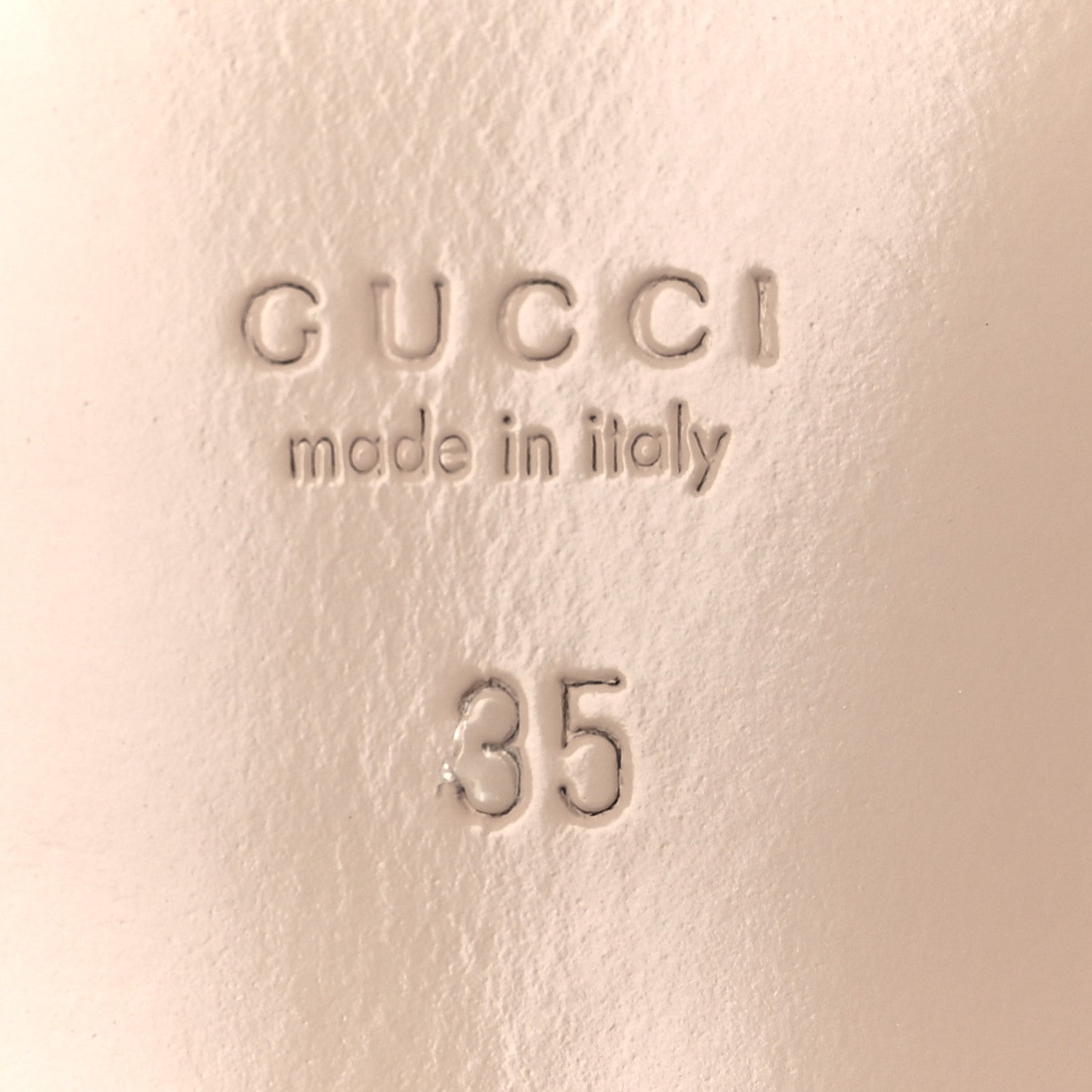 Gucci Monogram Jumbo GG Malaga Kid Womens Princetown Slippers 35 Camel Ebony New Acero Beige 8 of 11