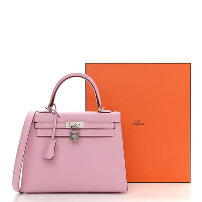 Hermes Epsom Kelly Sellier 25 Mauve Sylvestre 11 of 11