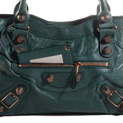 Balenciaga Agneau Giant 21 Rose Gold Hardware City Vert Menthe 11 of 12
