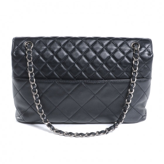 Chanel Leather Quilted In the Business Flap Bag Black 2 of 8