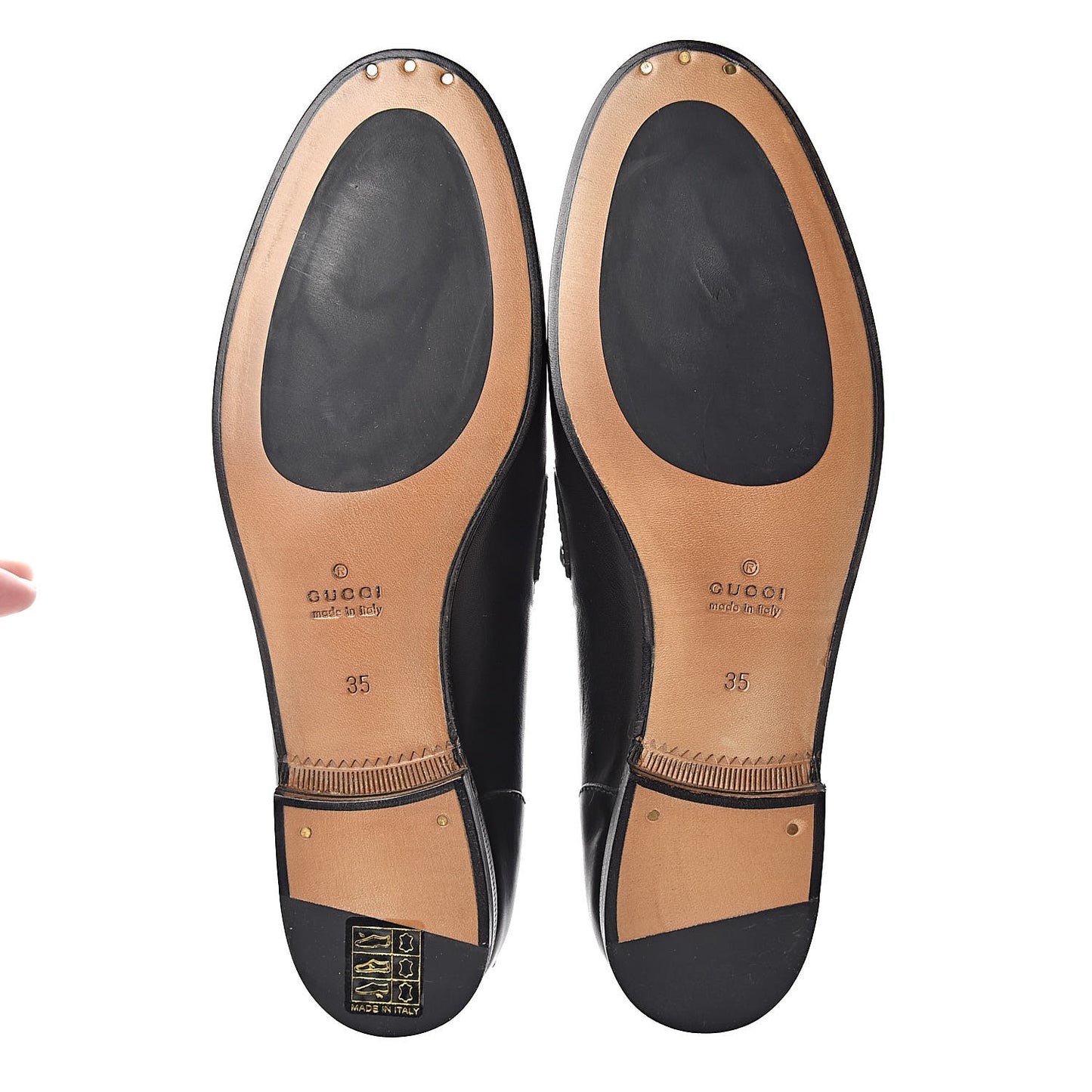 Calfskin Womens Jordaan Loafers 35 Black