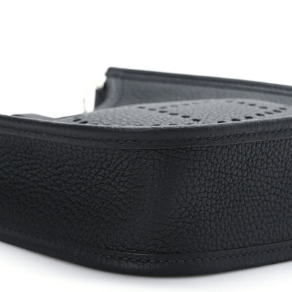 Hermes Taurillon Clemence Evelyne TPM Black 8 of 10