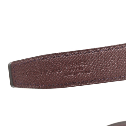 Hermes Swift Epsom 24mm Constance H Belt 85 34 Mauve Sylvestre Rouge Sellier 5 of 7