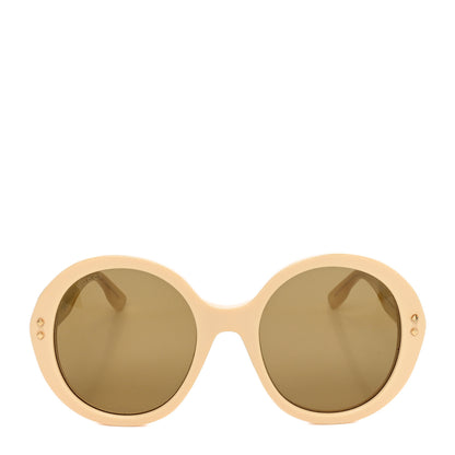 Gucci Acetate Round Sunglasses GG1081S Ivory 2 of 7