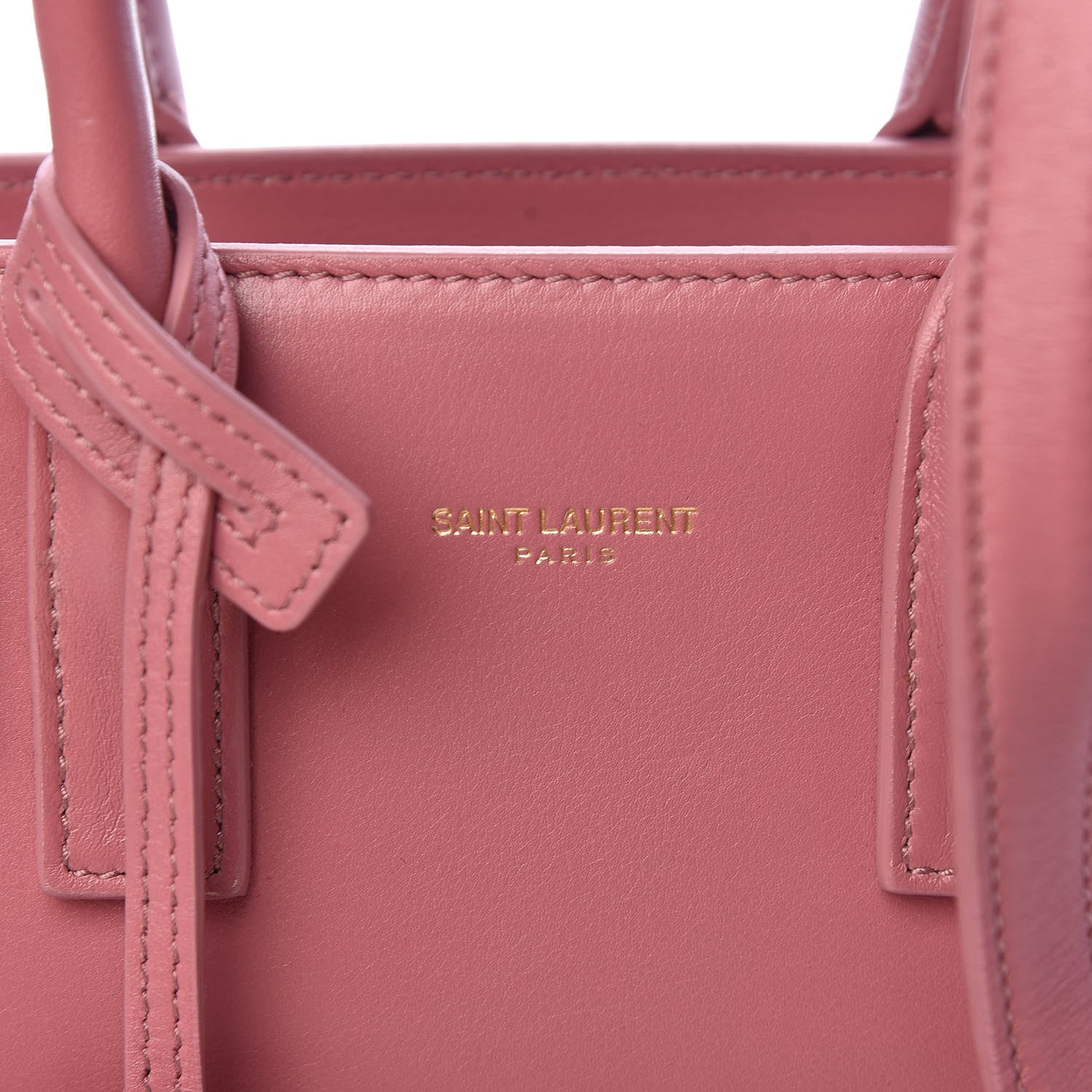 Saint Laurent Calfskin Nano Sac De Jour Rose Dark 17 of 17