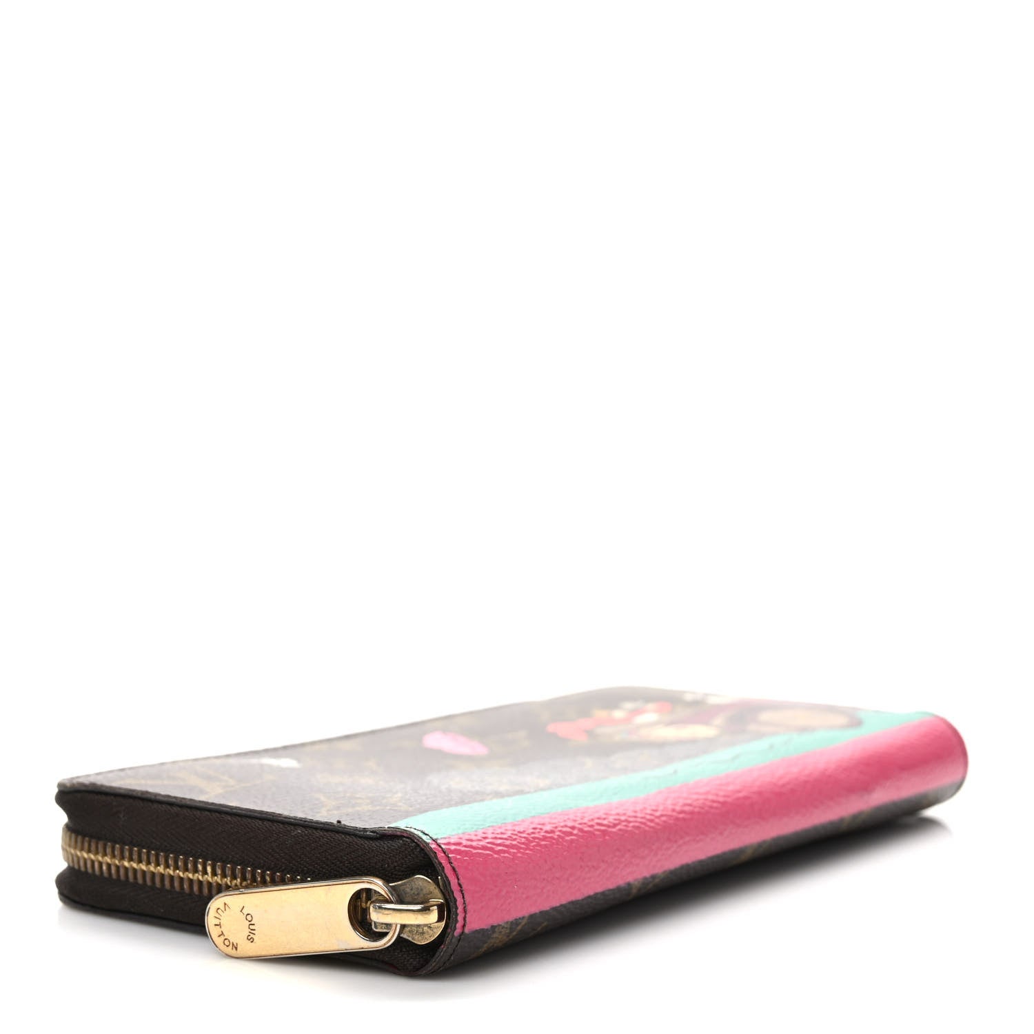 Louis Vuitton Monogram 2015 Christmas Animation Zippy Wallet Hibiscus 4 of 6