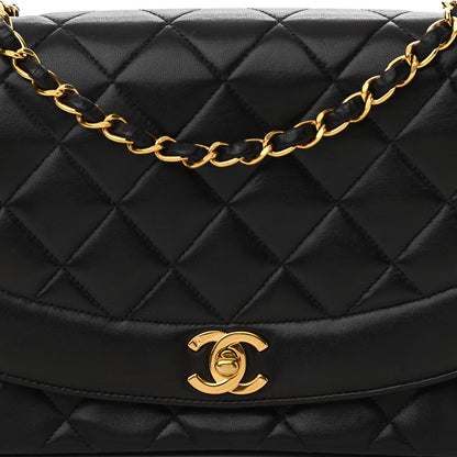 Chanel Lambskin Quilted Medium Single Flap Black 8 of 12