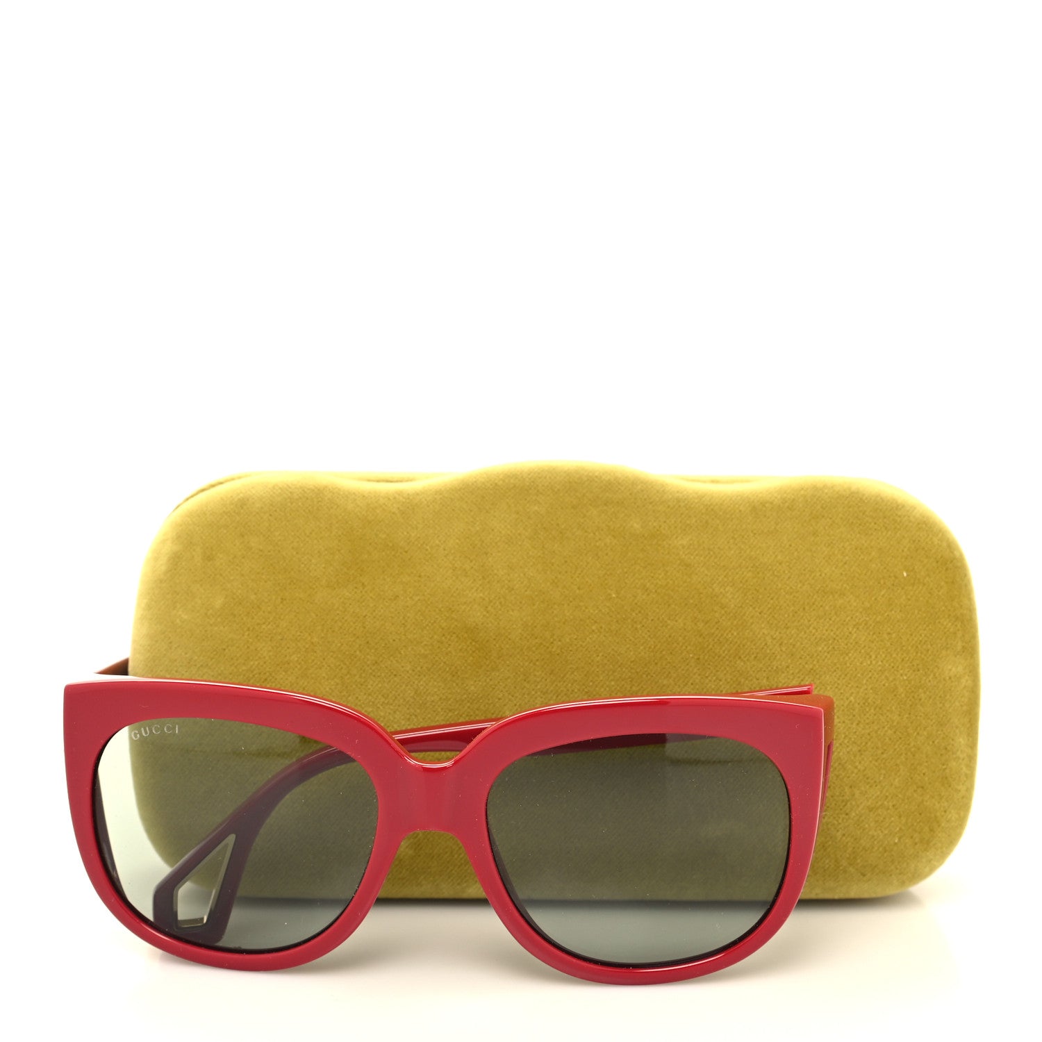 Gucci Square Frame GG0468S Sunglasses Red 8 of 8