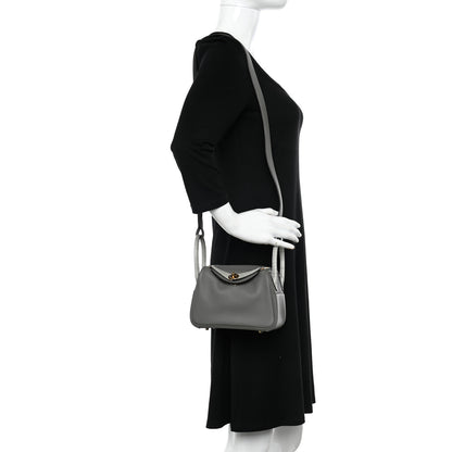 Hermes Swift Matte Alligator Mini Touch Lindy 20 Gris Meyer 2 of 11