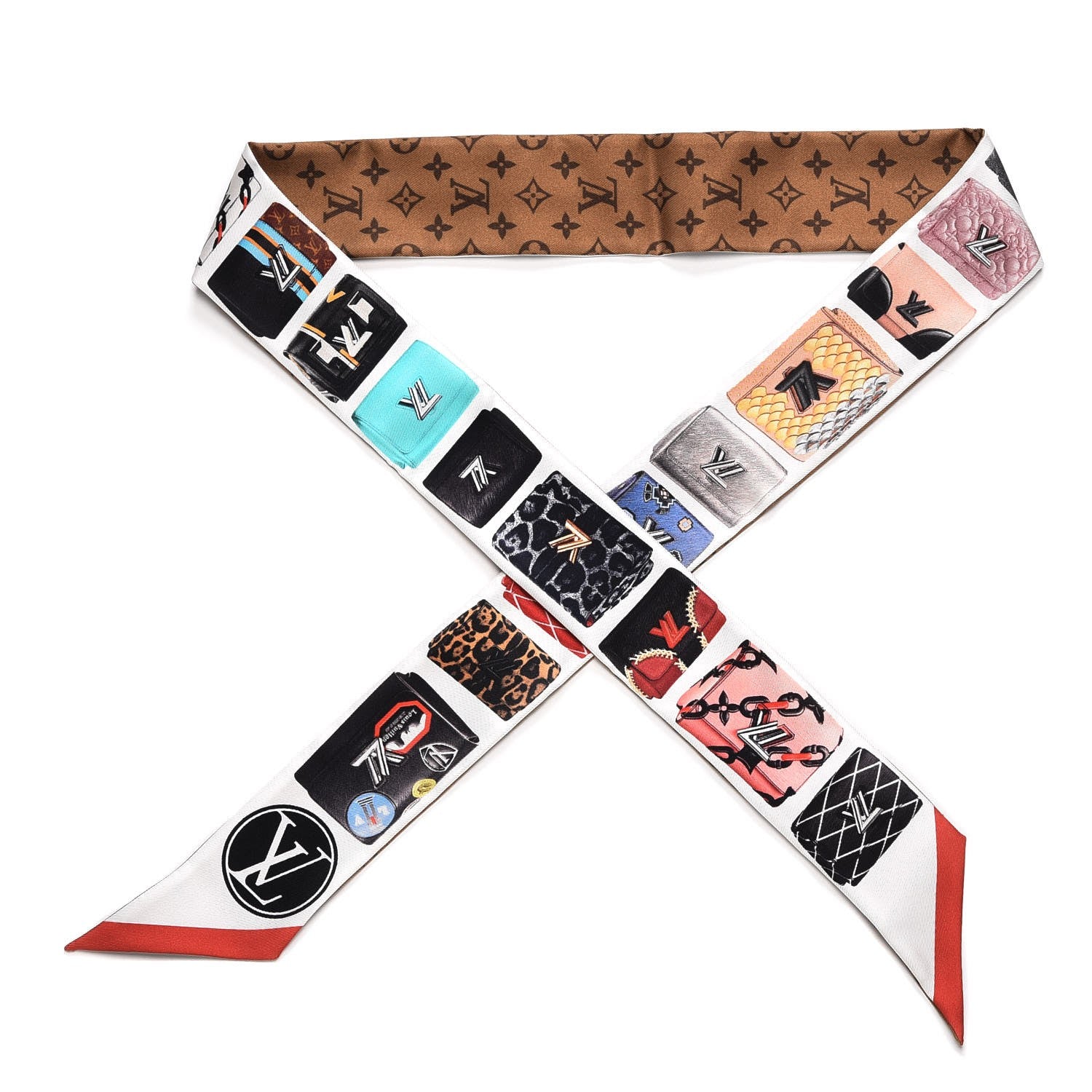 Louis Vuitton Silk Monogram Tribute To Twist BB Bandeau 1 of 4