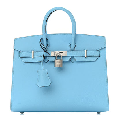 Hermes Epsom Birkin Sellier 25 Celeste 1 of 10