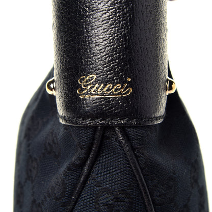 Gucci Monogram Bamboo Ring Hobo Black 8 of 10