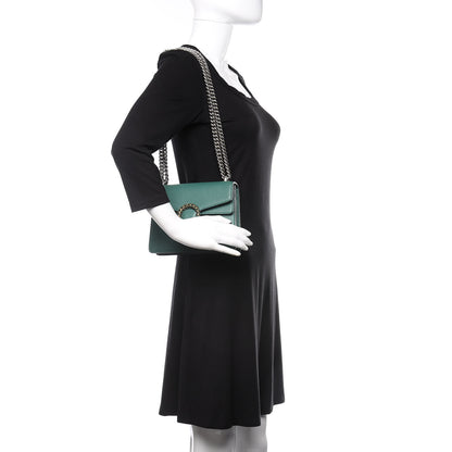 Gucci Calfskin Mini Dionysus Shoulder Bag Emerald 2 of 11