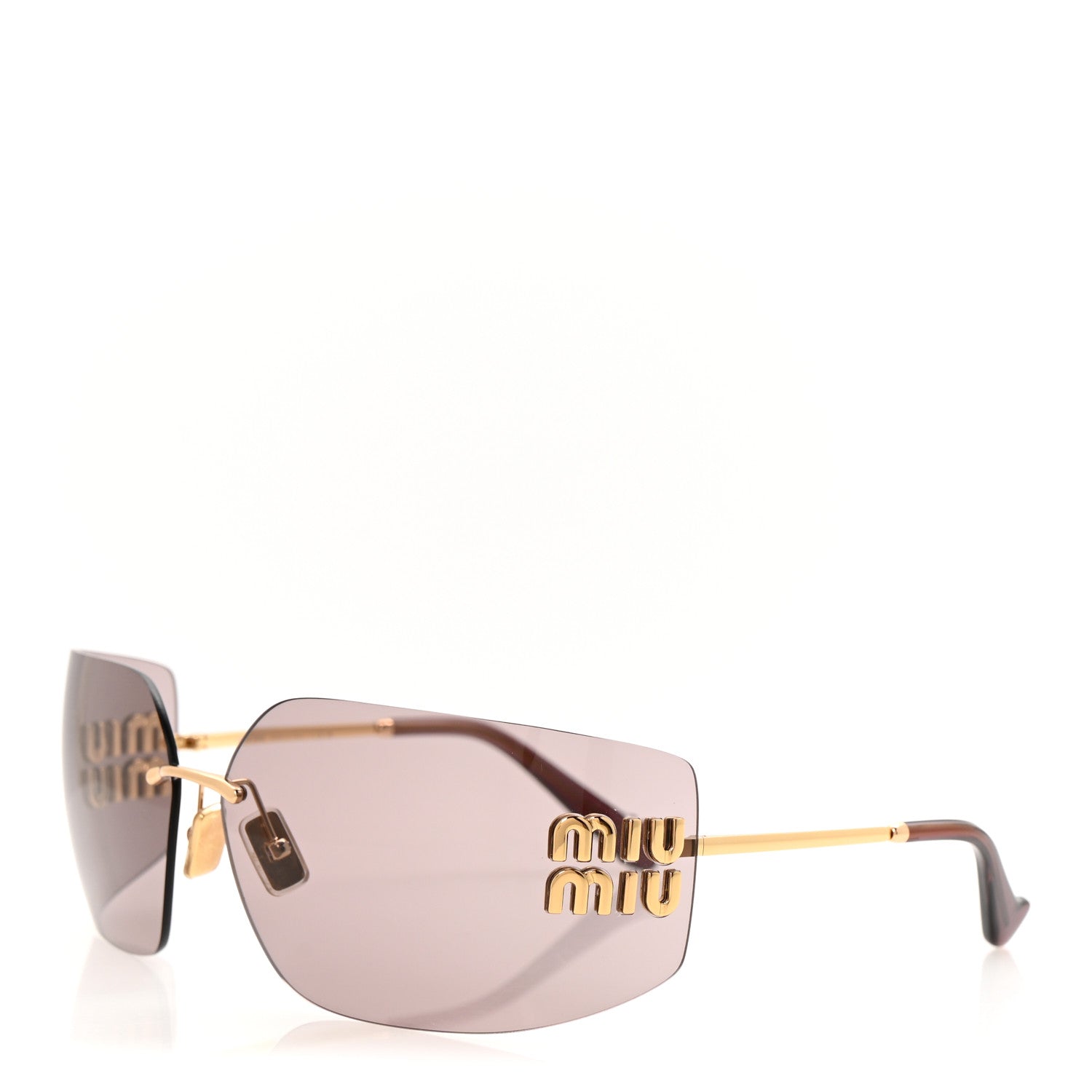 Miu Miu Metal Runway Sunglasses SMU54Y Mauve 1 of 8