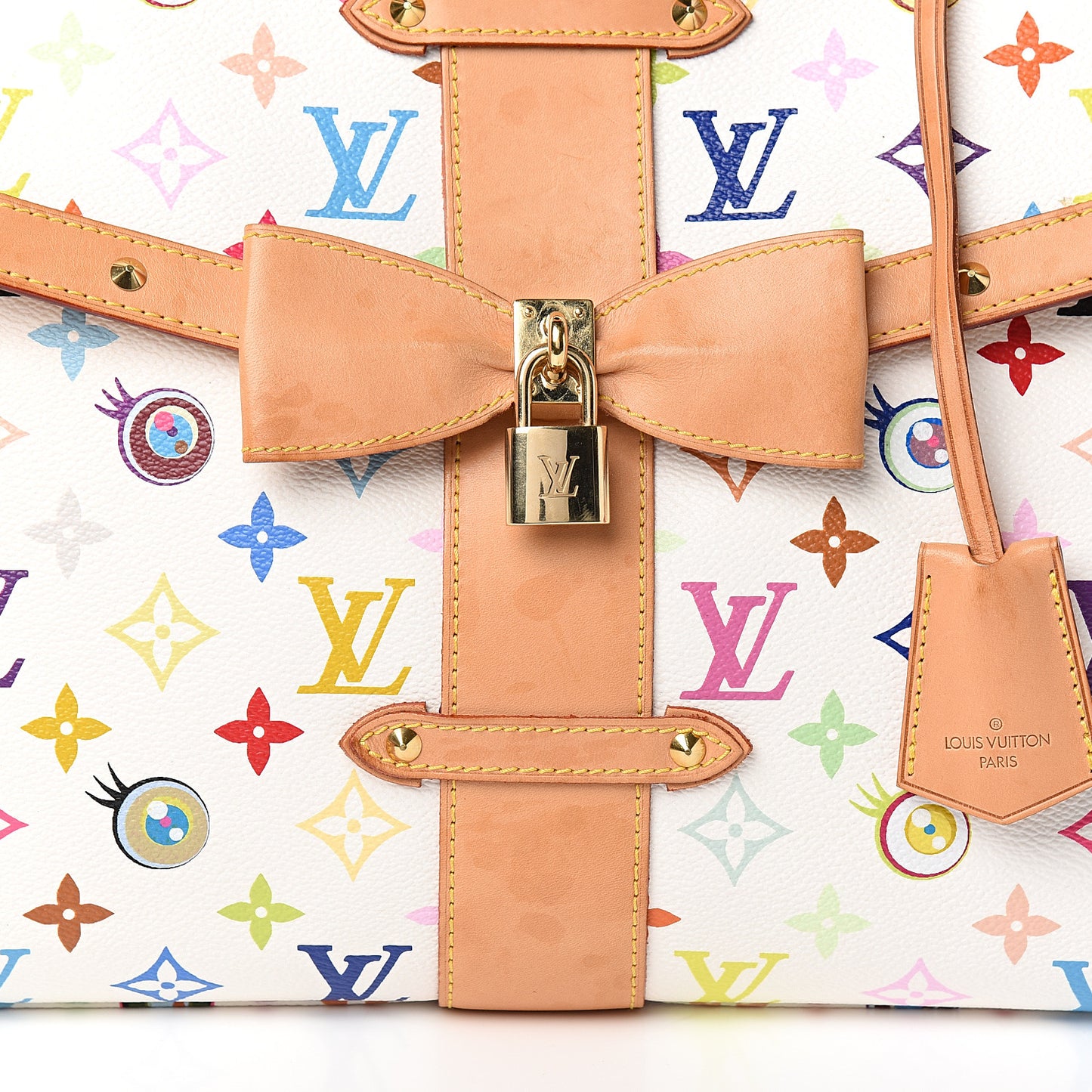 Monogram Multicolor Murakami Eye Love You White