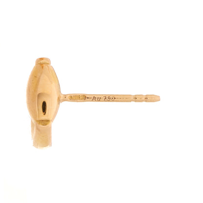 Gucci 18K Rose Gold Horsebit Earrings 3 of 5