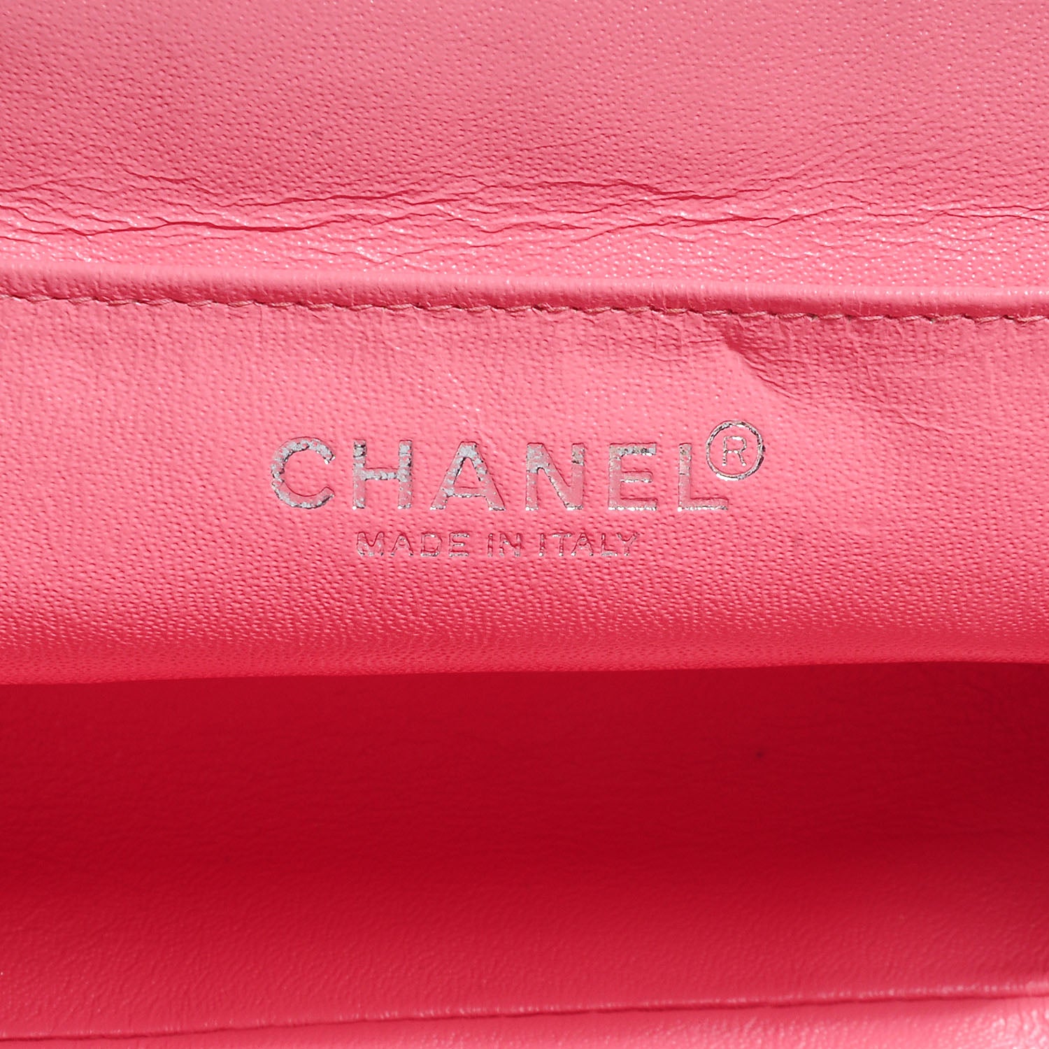 Chanel Lambskin Chocolate Bar Quilted Frame Bag White Pink 6 of 7