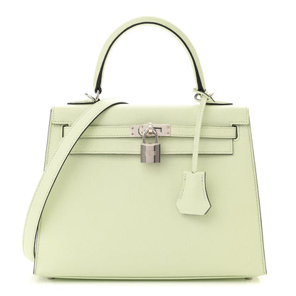 Hermes Epsom Kelly Sellier 25 Vert Fizz 1 of 11