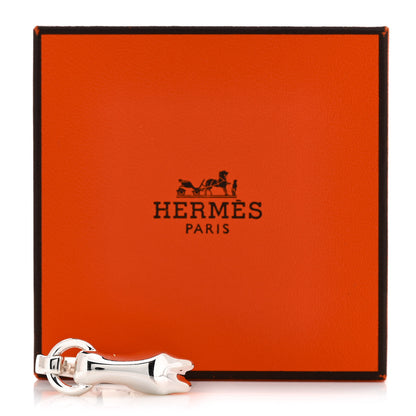 Hermes Sterling Silver PM Galop Ring 54 7 7 of 7
