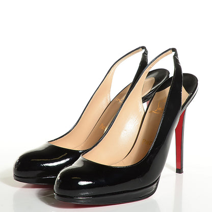 Christian Louboutin Patent Horatio 120 Pumps 40.5 Black 10 of 14