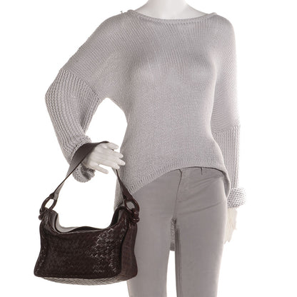 Bottega Veneta Nappa Intrecciato Small Hobo Nero Brown 2 of 8