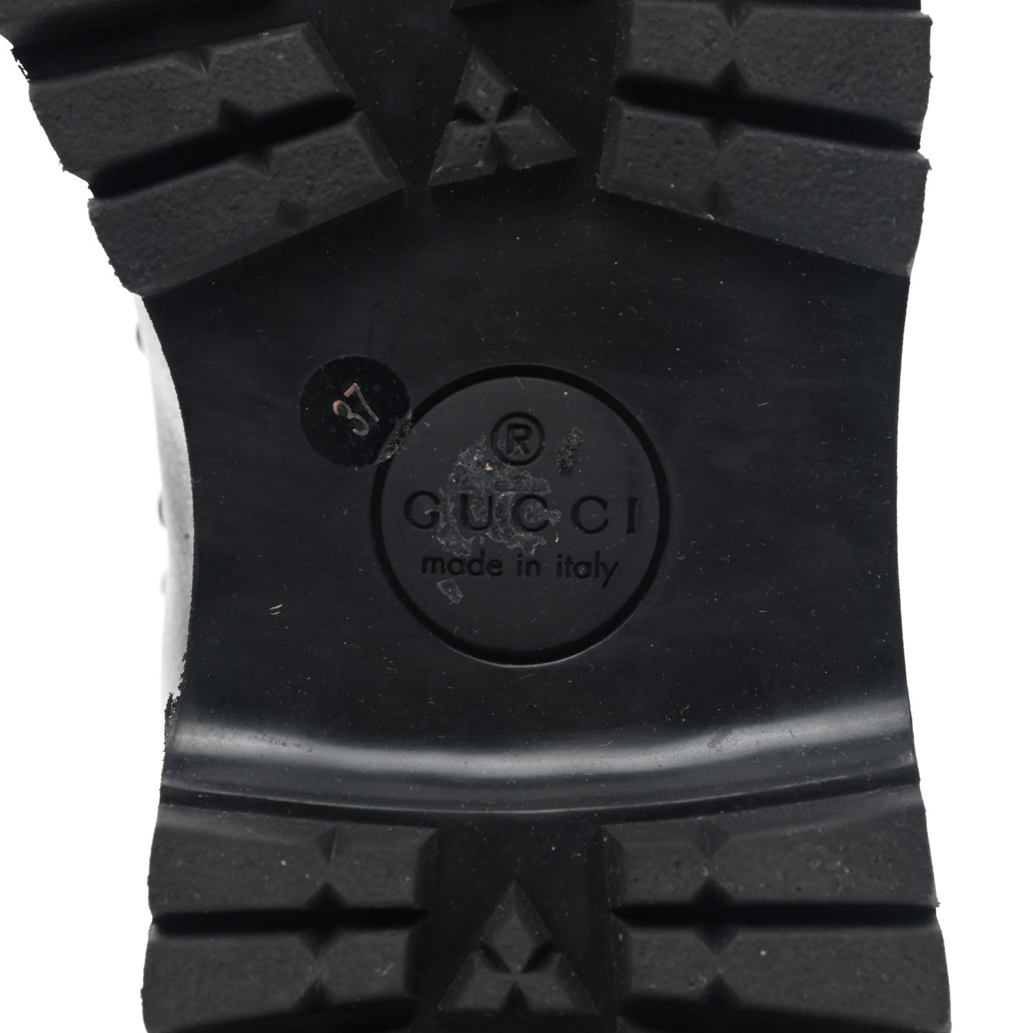 Gucci X THE NORTH FACE Calfskin Womens Hiking Ankle Boots 37 Black 6 of 13