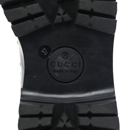 Gucci X THE NORTH FACE Calfskin Womens Hiking Ankle Boots 37 Black 6 of 13