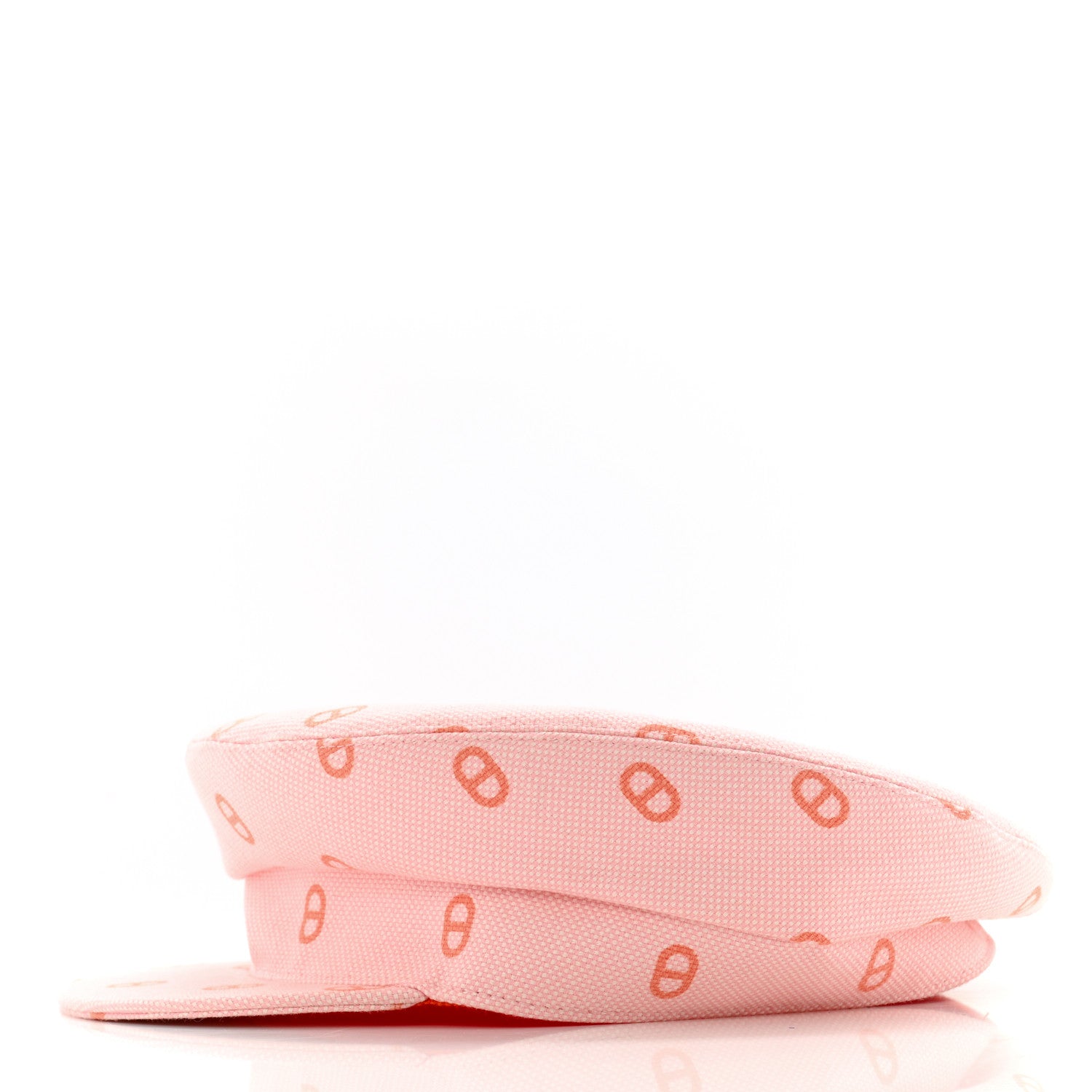Hermes Canvas Womens Vauban Chaine d'Ancre Cap 56 Rose Pop 3 of 9