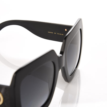 Gucci Square Frame GG0102S Sunglasses Glitter Black 6 of 9