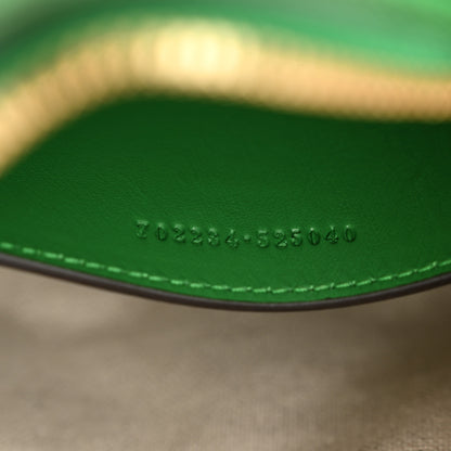 Gucci Calfskin GG Matelasse Shoulder Bag Spring Green Natural 7 of 11