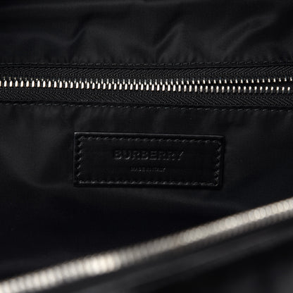 Burberry Coated Canvas Horseferry Print Extra Large Bum Bag Black 8 of 9