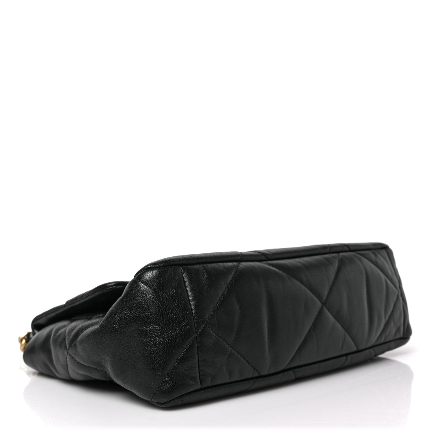 Chanel Lambskin Quilted Large Chanel 19 Flap Black 4 of 8