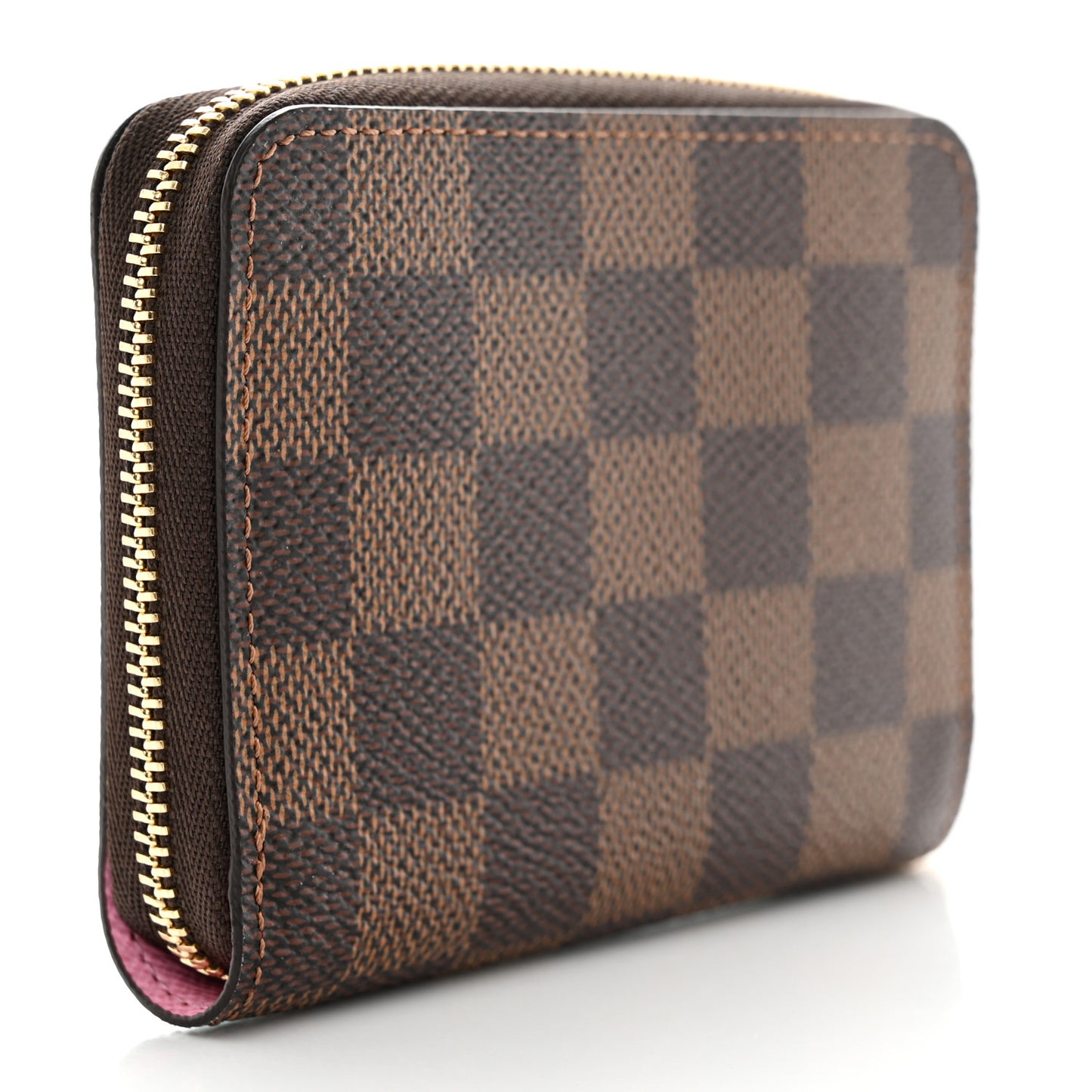 Damier Ebene 2023 Christmas Animation Alpine Zippy Coin Purse Pink