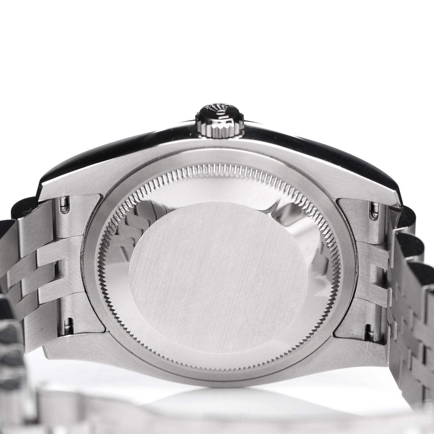 Rolex Stainless Steel 36mm Oyster Perpetual Datejust Watch Black 116200 5 of 8