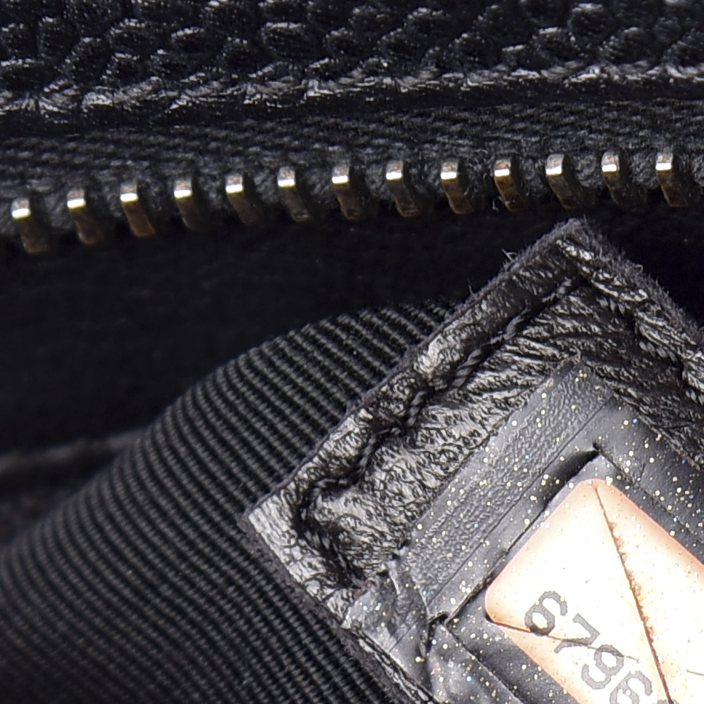 Caviar Quilted Medallion Tote Black