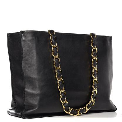 Chanel Lambskin CC Tote Black 3 of 19