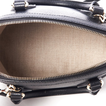 Gucci Dollar Calfskin Small GG Charm Dome Bag Black 6 of 8