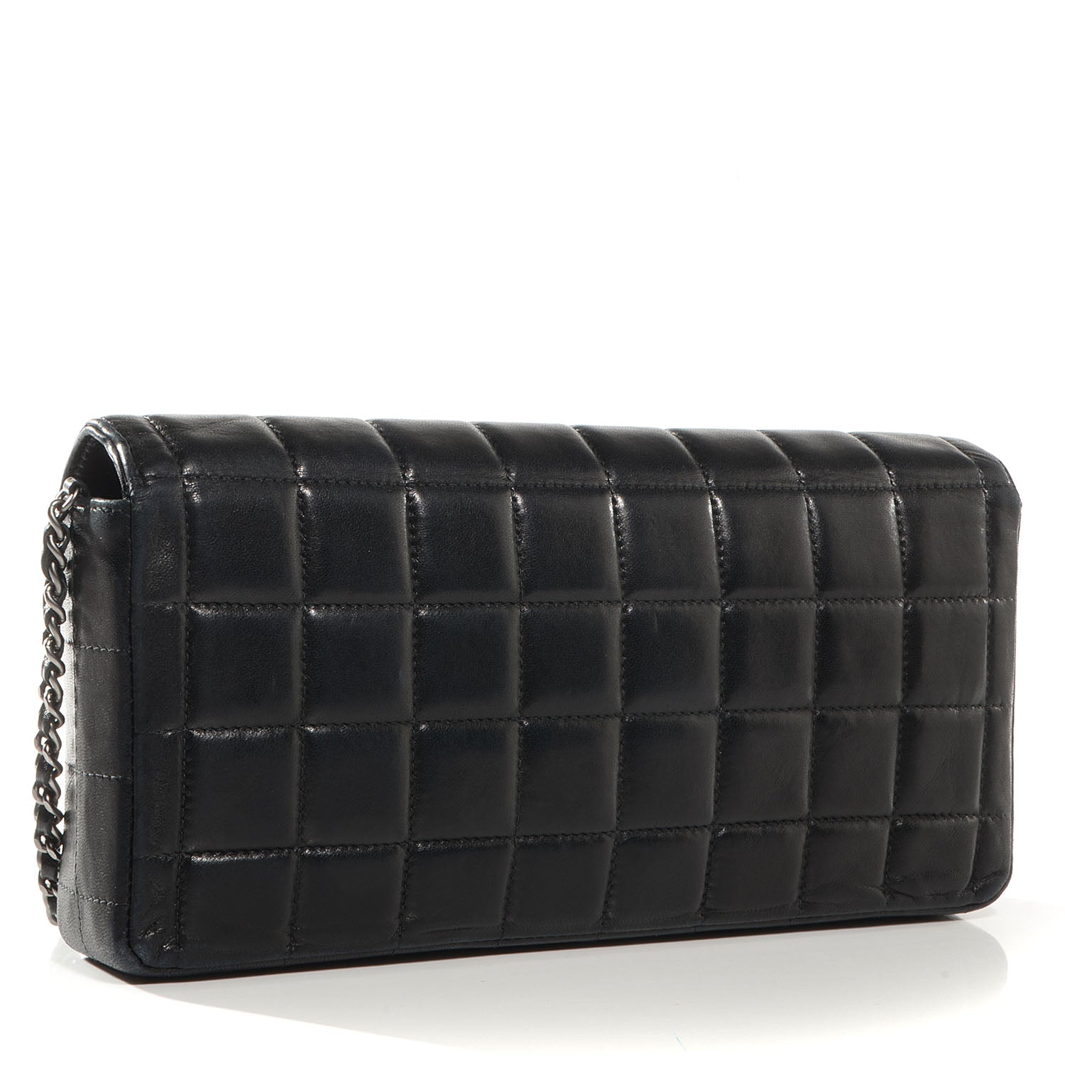 Chanel Lambskin East West Chocolate Bar Flap Black 3 of 10
