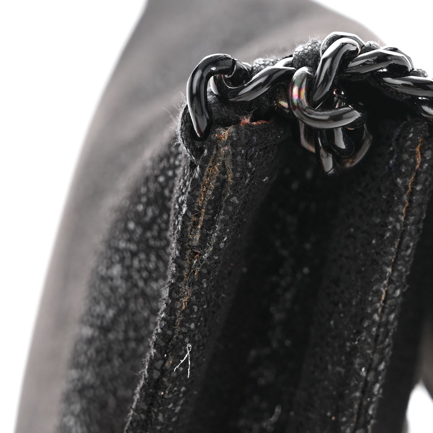 Stella McCartney Shaggy Deer Mini Falabella Crossbody Bag Black 13 of 13