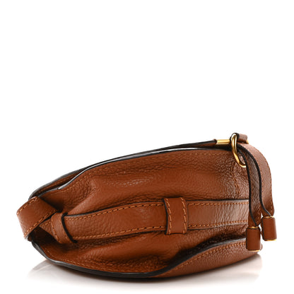 Chloe Calfskin Mini Marcie Round Crossbody Bag Tan 4 of 10