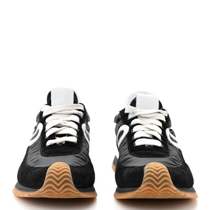 Loewe Nylon Suede Flow Runners Sneakers 40 Black 2 of 12
