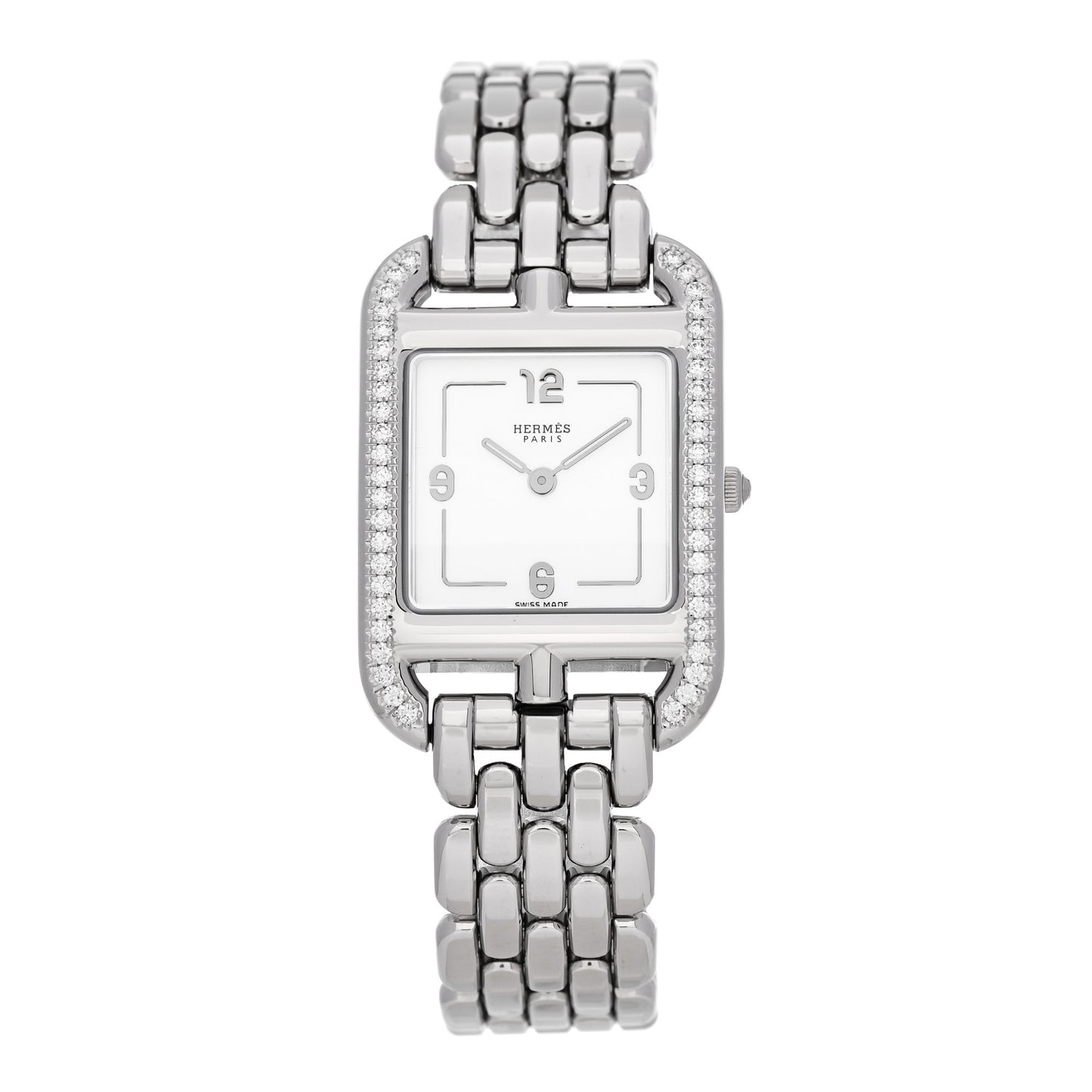Stainless Steel Diamond Bezel 23mm Cape Cod Quartz Watch