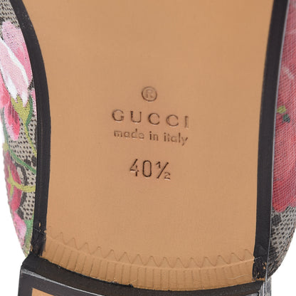 Gucci GG Supreme Monogram Blooms Womens Princetown Slippers 40.5 Beige Multicolor Dry Rose 6 of 9