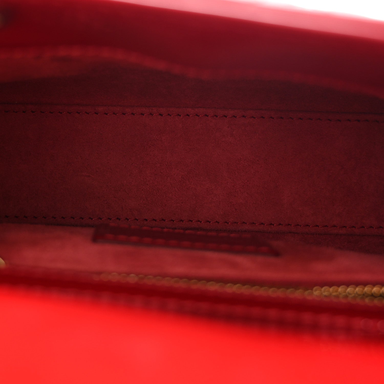 Christian Dior Patent Cannage Mini Lady Dior Red 5 of 10