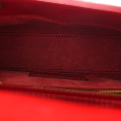 Christian Dior Patent Cannage Mini Lady Dior Red 5 of 10
