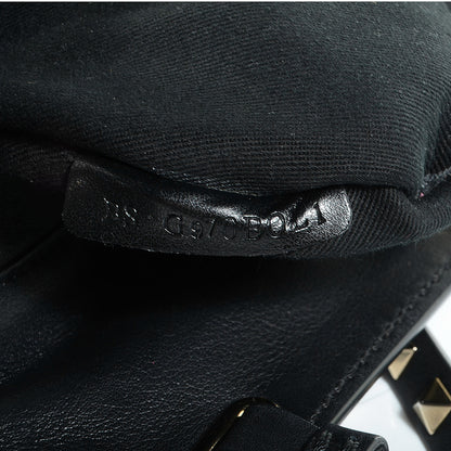 Valentino Garavani Vitello Medium Rockstud Tote Black 7 of 9